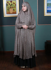 Namaz Chaddar - Grey Design 2