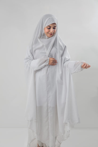 Namaz Chaddar - Plain White