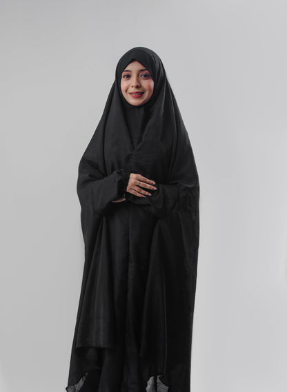 Namaz Chaddar - Plain Black