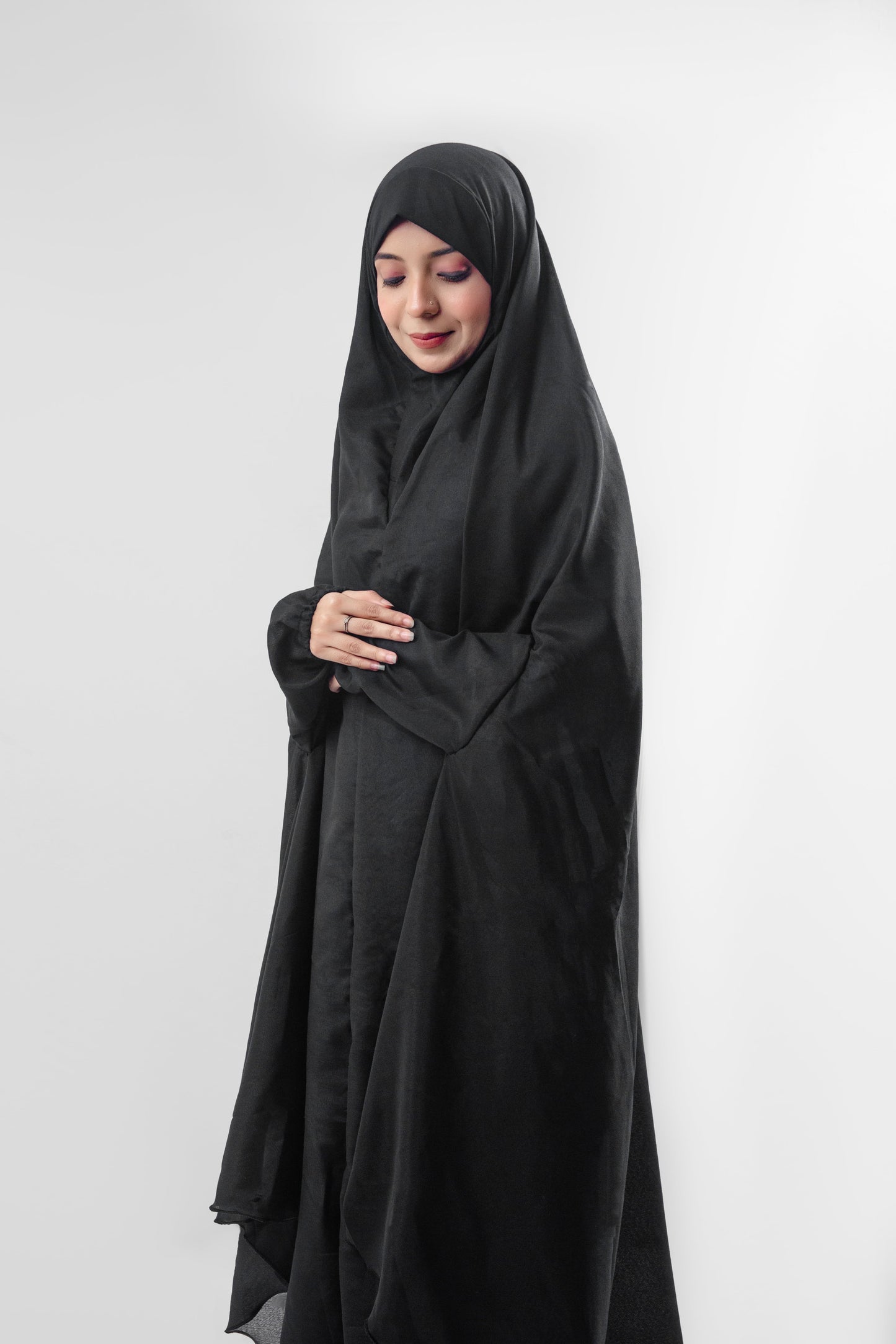 Namaz Chaddar - Plain Black