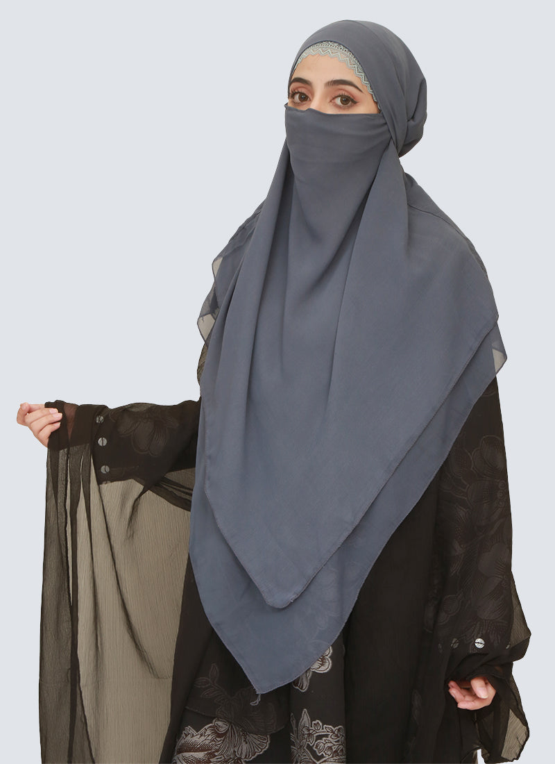 3 layer Khimer - Cornflower Blue