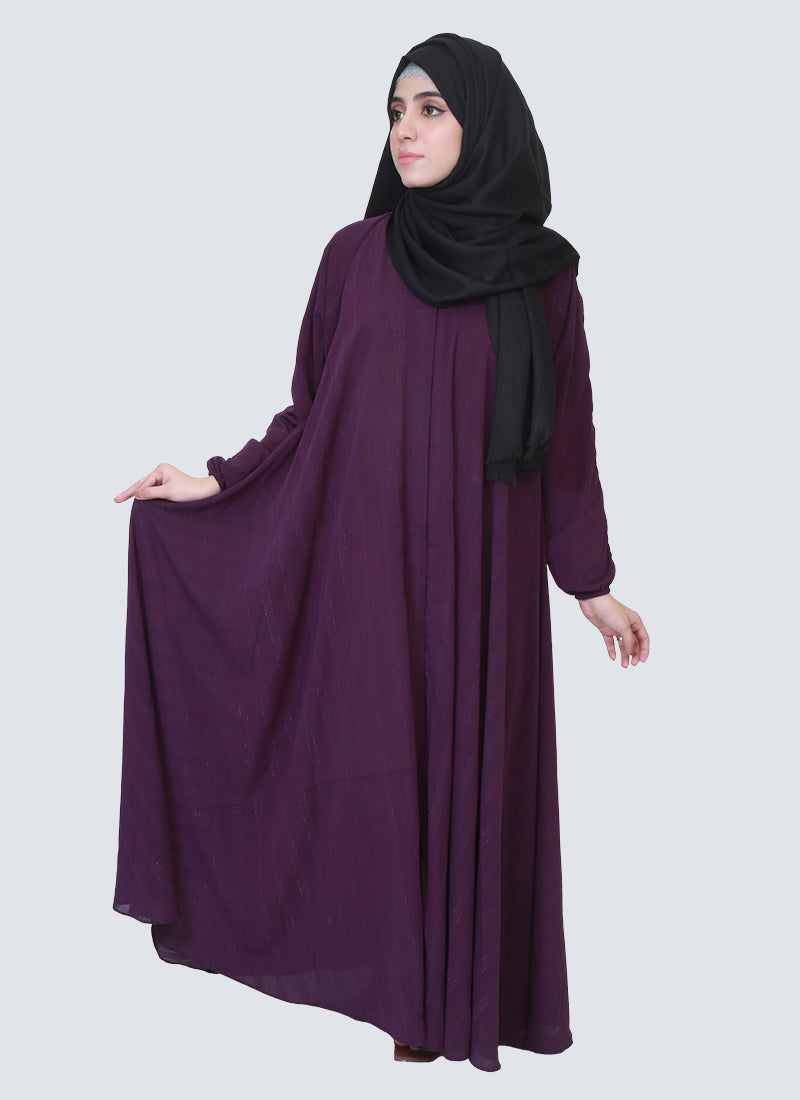 Basic Purple Abaya
