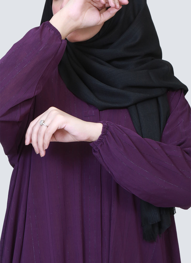 Basic Purple Abaya