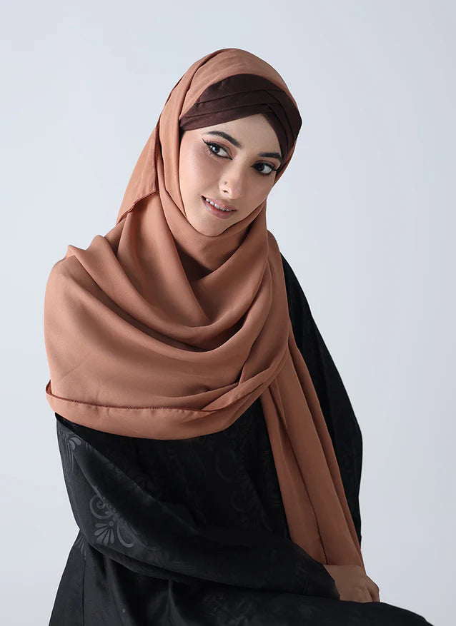 Criss Cross Hijab - Skin