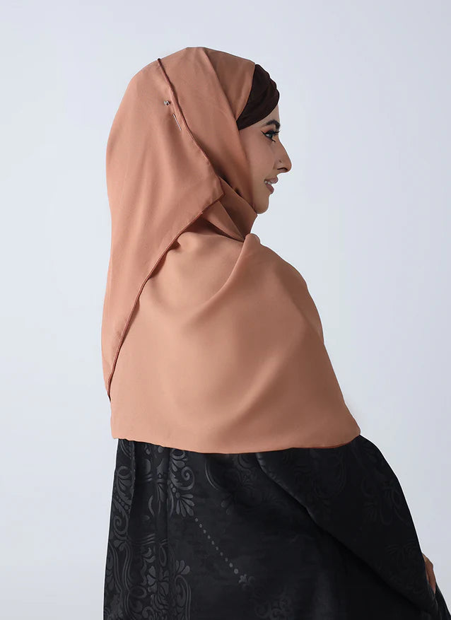 Criss Cross Hijab - Skin