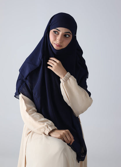 3 layer Khimer - Navy Blue