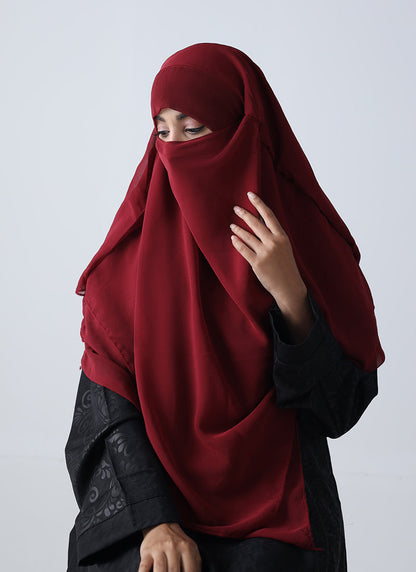 3 layer Khimer - Maroon