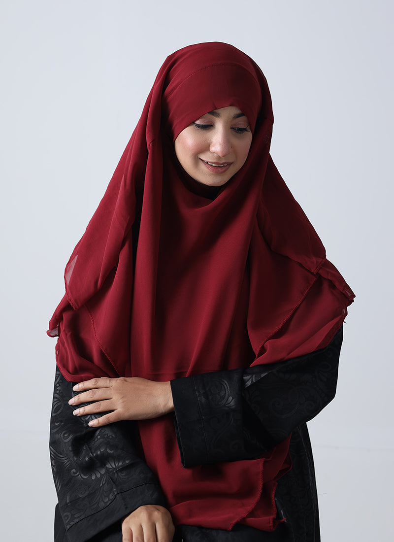 3 layer Khimer - Maroon