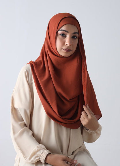 Double Loop Hijab With Plain Niqab