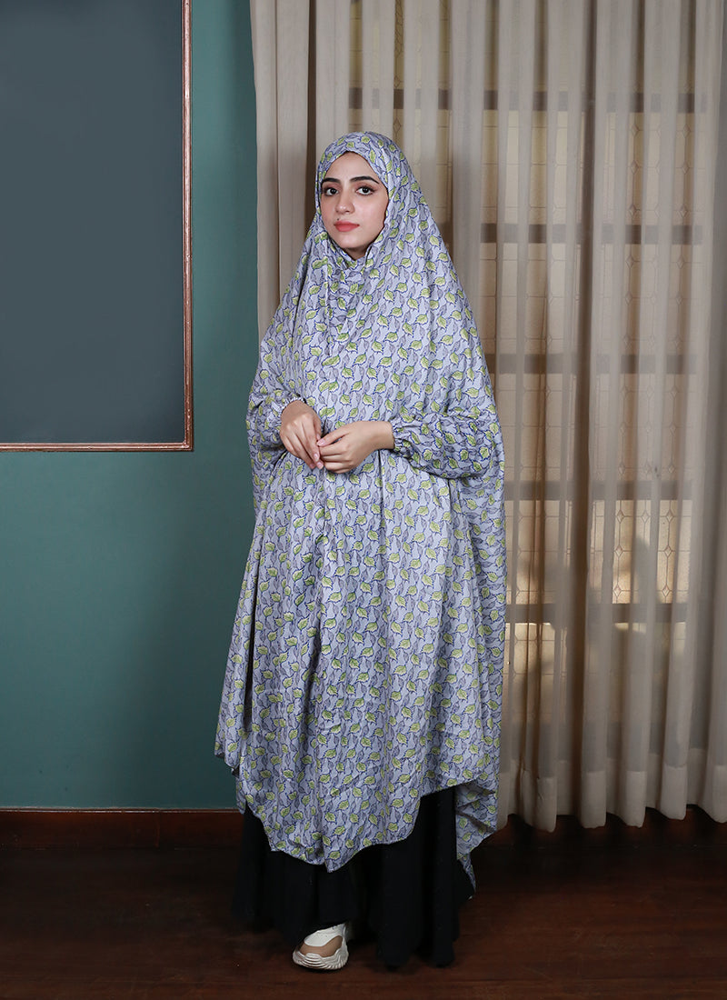 Namaz Chaddar - Bluish Grey