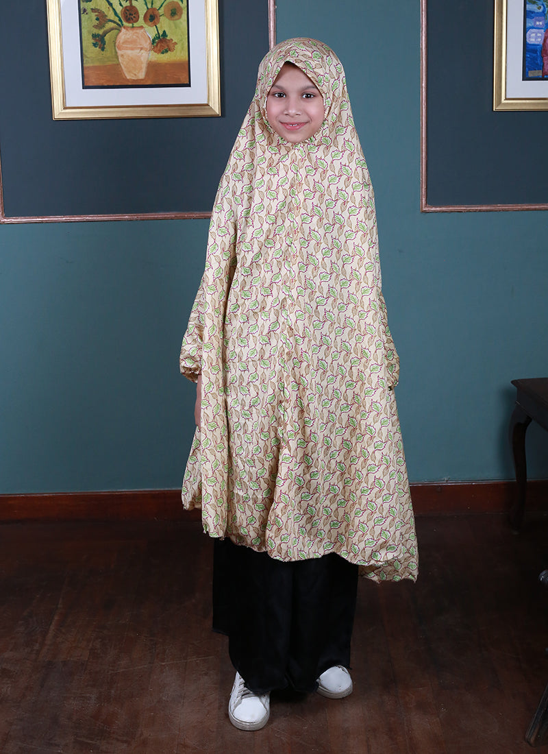 Kids Namaz Chaddar --(For 8 till 14 year old kid)-- Mustard