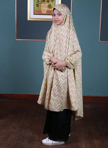 Kids Namaz Chaddar --(For 8 till 14 year old kid)-- Mustard