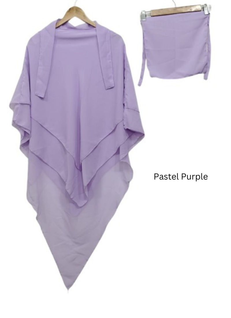 3 layer Khimer - Pastel Purple